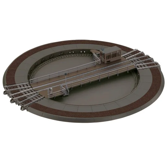 Marklin_74862-Marklin 74862 Pont tournant motorisé pour voie C, sonore, 3 Rails