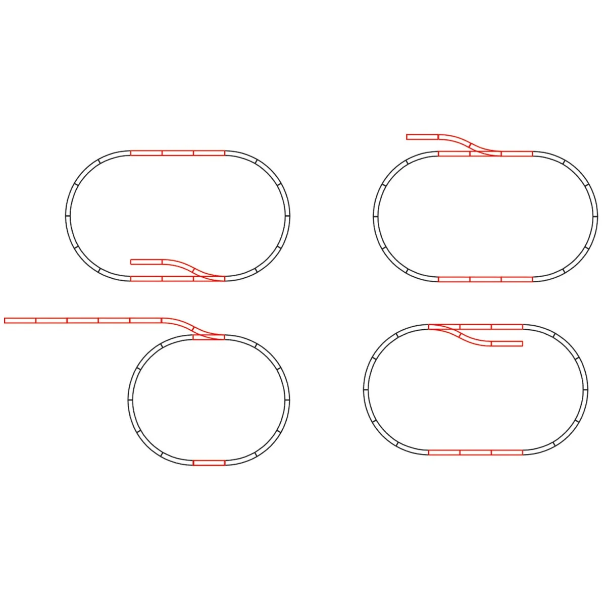 LGB 19901 Track Set with Turnout and Buffer - LGB_19901
