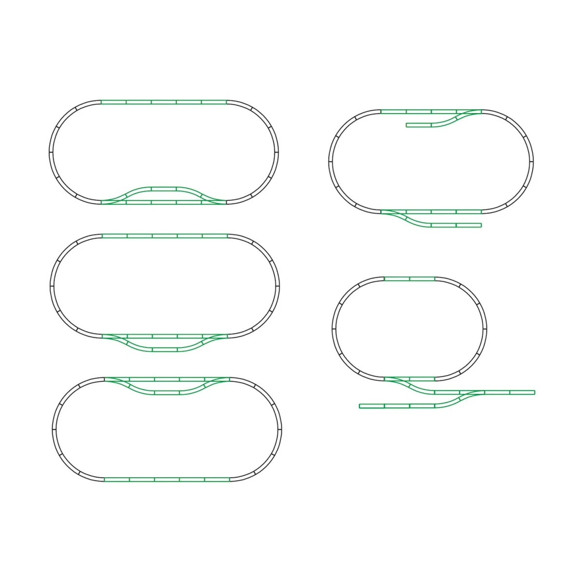 LGB 19902 Coffret de voies avec aiguillage pour gare LGB LGB_19902 - 2