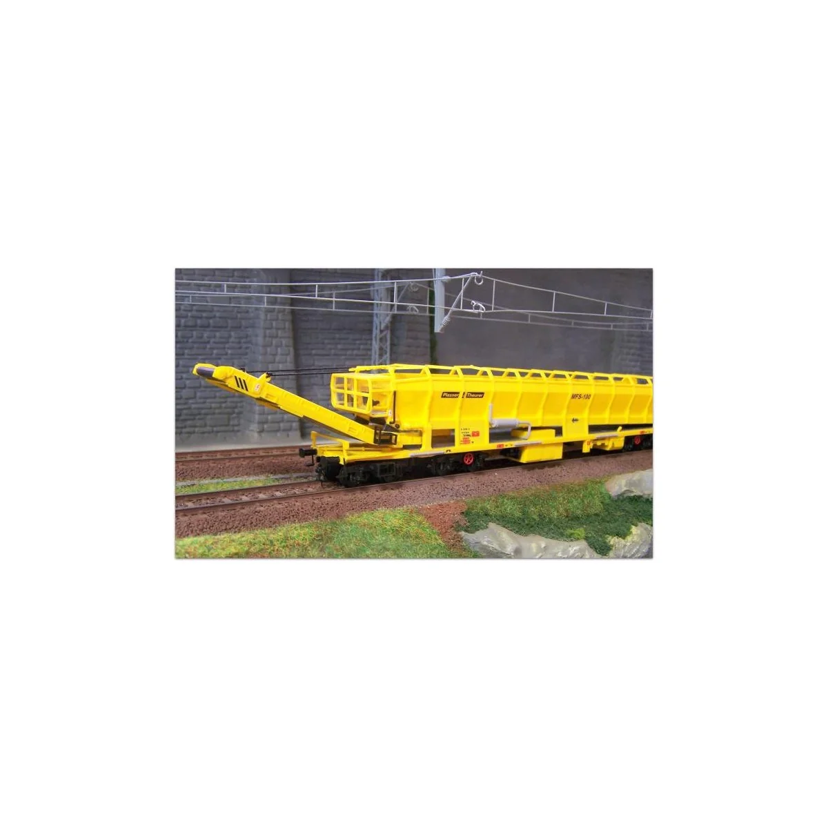 Kibri 16150 Wagon Plasser & Theurer MFS 100, transport de ballast (à monter) Kibri Kibri_16150 - 1