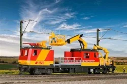 Kibri 16080 Locomotive for catenary repair Plasser & Theurer, MTW 1...
