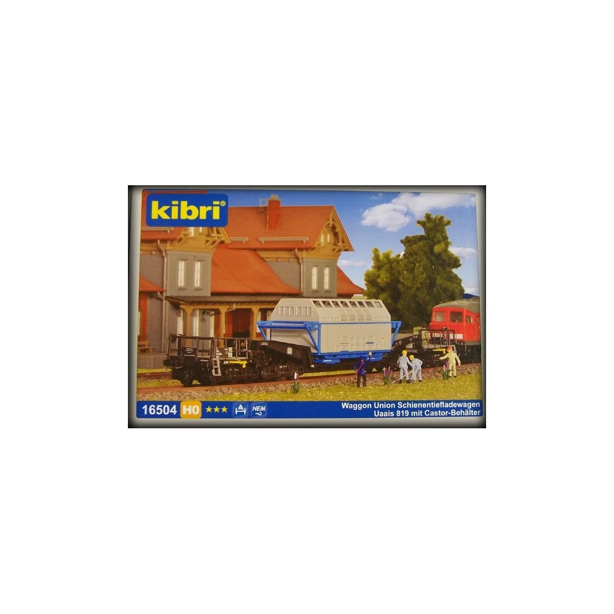 Kibri 16504 Heavy-duty transport wagon, with load - Kibri_16504