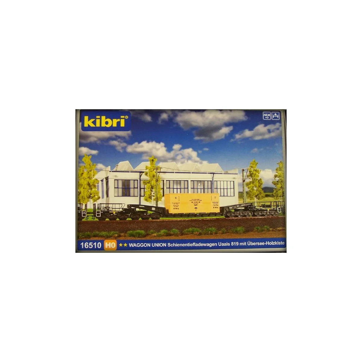 Kibri 16510 Heavy-duty transport wagon, with load - Kibri_16510 Kibri 16510 Heavy-duty transport wagon, with load - Kibri_16510