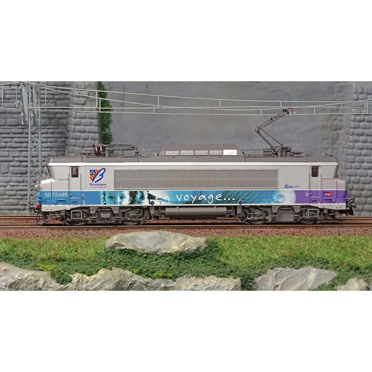 LS Models 11203 BB 7248R electric locomotive, SNCF, TER Bourgogne, ...