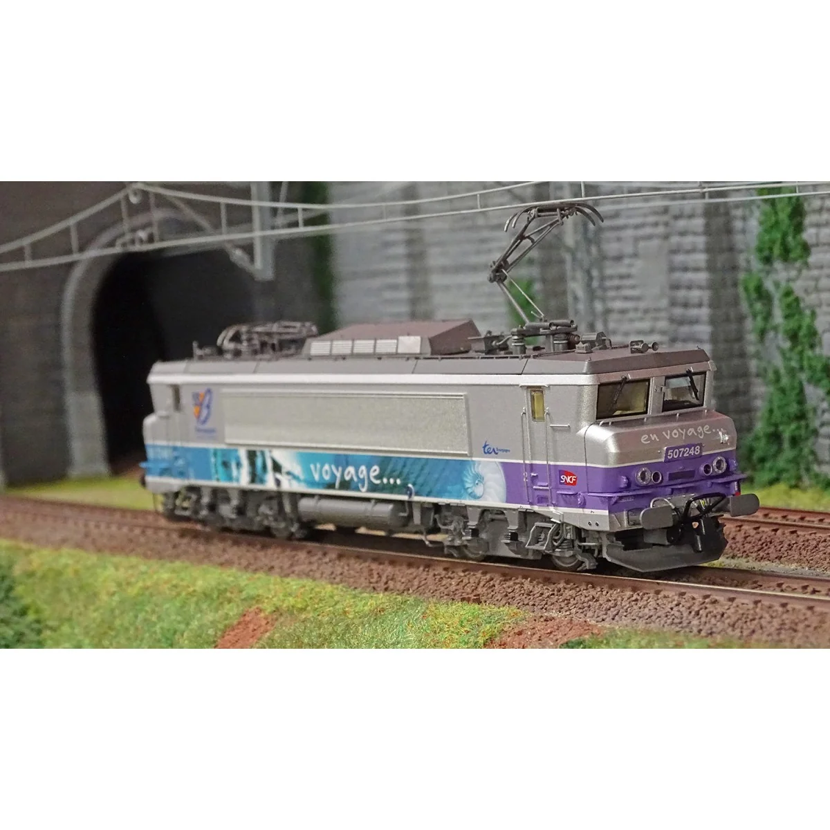 LS Models 11203 Locomotive électrique BB 7248R, SNCF, TER Bourgogne, En Voyage, logo carmillon, Dijon Ls models Lsm_11203 - 3