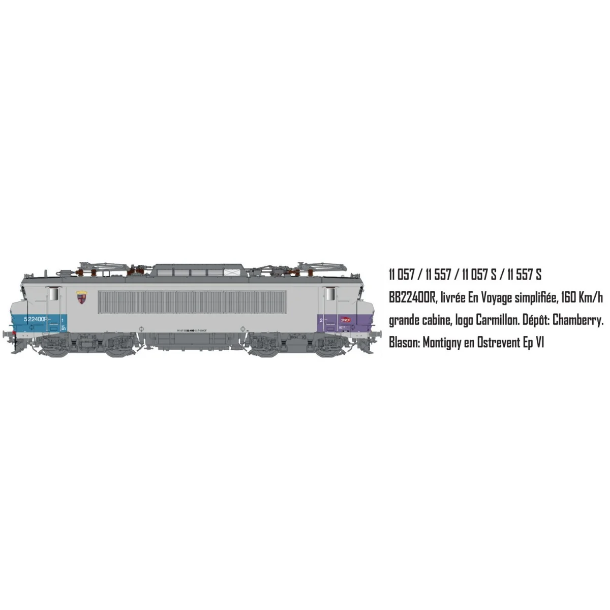LS Models 11057S BB 22400R electric locomotive, SNCF, Simplified Jo...