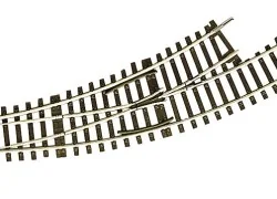 Rocoline 42464 Left-hand curved turnout BWr R2/R3 - Roco - Roco_42464