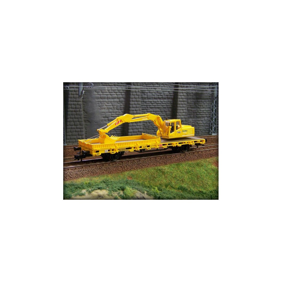 Kibri 26250 Flat wagon, with excavator - Kibri_26250