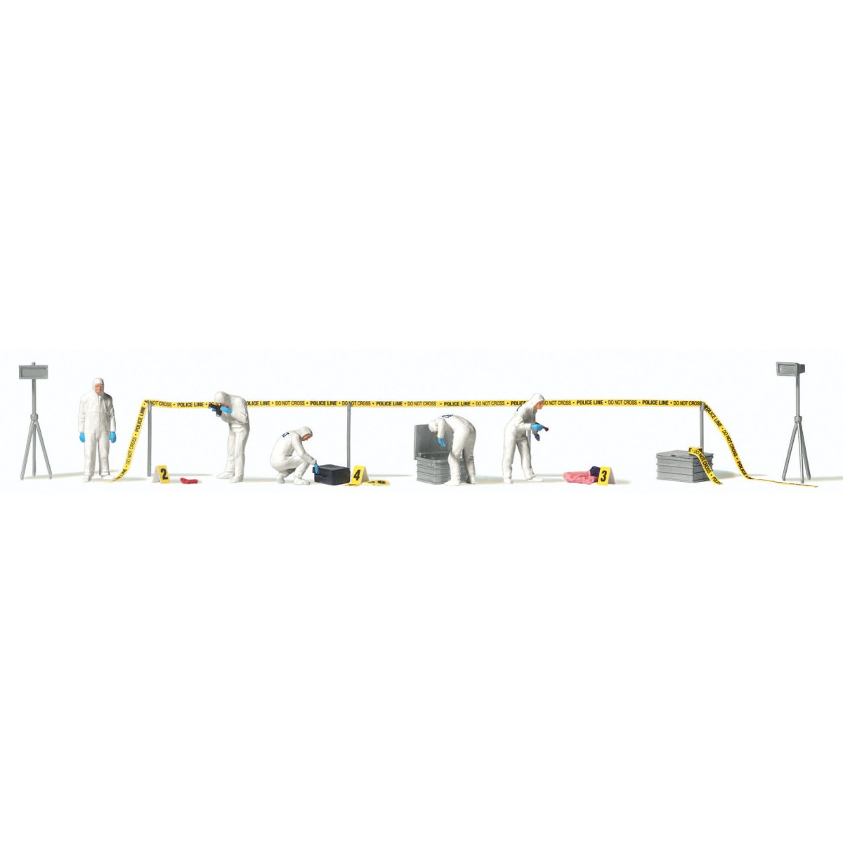 Preiser 10800 Characters, Forensic Science at the Crime Scene (us/g...