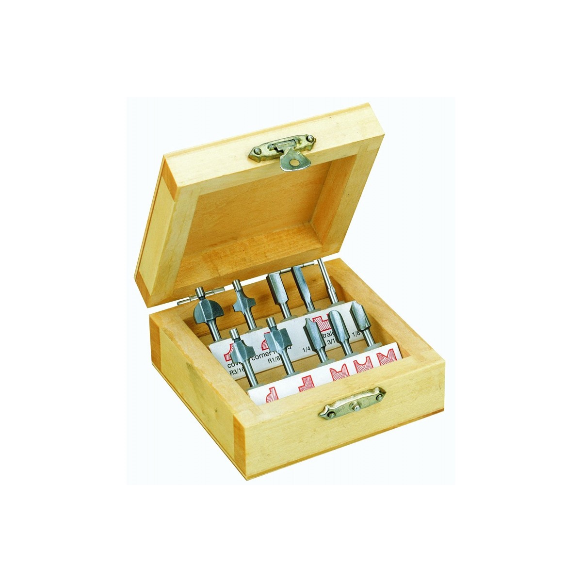 Proxxon wood profiling cutters, 10 pieces