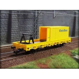 Kibri 26264 Flat axle workshop wagon with container - Kibri_26264
