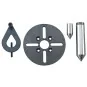 PRX-24014-Dispositif de tournage entre pointes pour tour PD 250/E Proxxon - PRX-24014