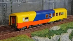 LS Models 40155 Voiture voyageur SR "Espace qualité", SNCF, Jaune / Bleu / Orange Ls models Lsm_40155 - 1