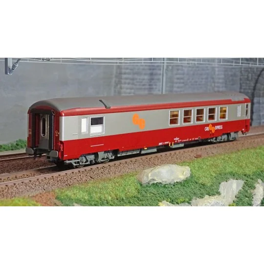 Lsm_40154-LS Models 40154 Voiture Grill Express, rouge / gris métal, SNCF, logo GE orange