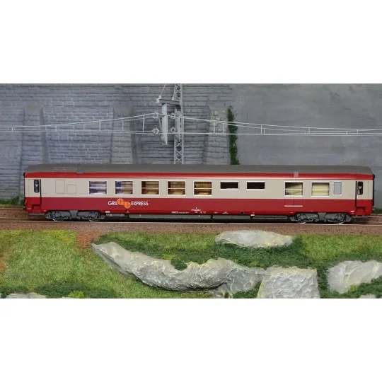 Lsm_40159-LS Models 40159 Voiture Grill Express, rouge / gris béton, SNCF, logo GE orange