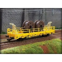 Kibri 26266 Flat wagon with cable carrier axles, with reel - Kibri ...