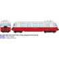 VM-006.S-Ree Modeles VM006.S Autorail Billard A80 D des CFD N°316, Rouge/Gris perle, 1 Phare, digital sonore