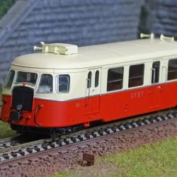 Ree Modeles VM008 Autorail Billard A80 D des CFDT N°511, Rouge/Crème, 1 Phare Ree Modeles VM-008 - 1
