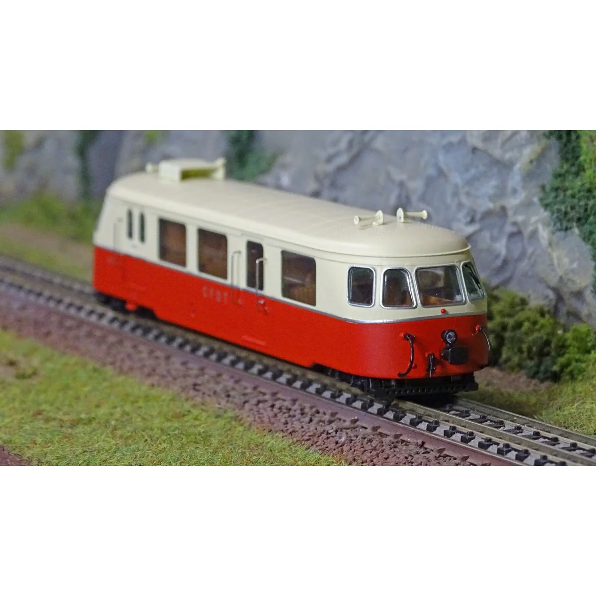 Ree Modeles VM008 Autorail Billard A80 D des CFDT N°511, Rouge/Crème, 1 Phare Ree Modeles VM-008 - 3