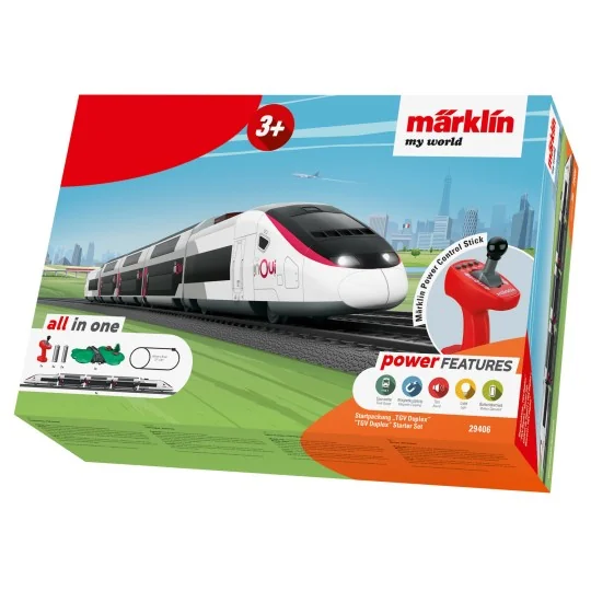 Marklin_29406-Marklin 29406 Coffret de départ TGV Duplex SNCF - My World