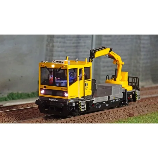 Vie_2629-Viessmann 2629 diesel railcar, Robel 54.22, Aarsleff, with motorized crane, digital sound system