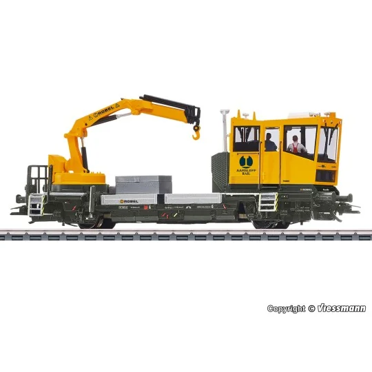 Vie_2629-Viessmann 2629 diesel railcar, Robel 54.22, Aarsleff, with motorized crane, digital sound system