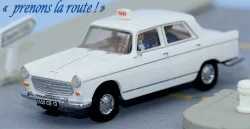 SAI 1630 Peugeot 404 blanche taxi, avec conducteur et 1 passager Sai Sai_1630 - 1