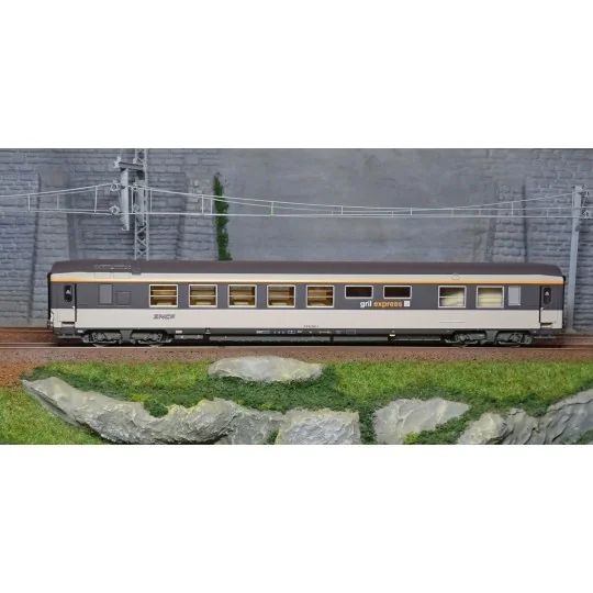 Lsm_40148-LS Models 40148 Voiture Corail, Grill Express, Logo nouille, SNCF