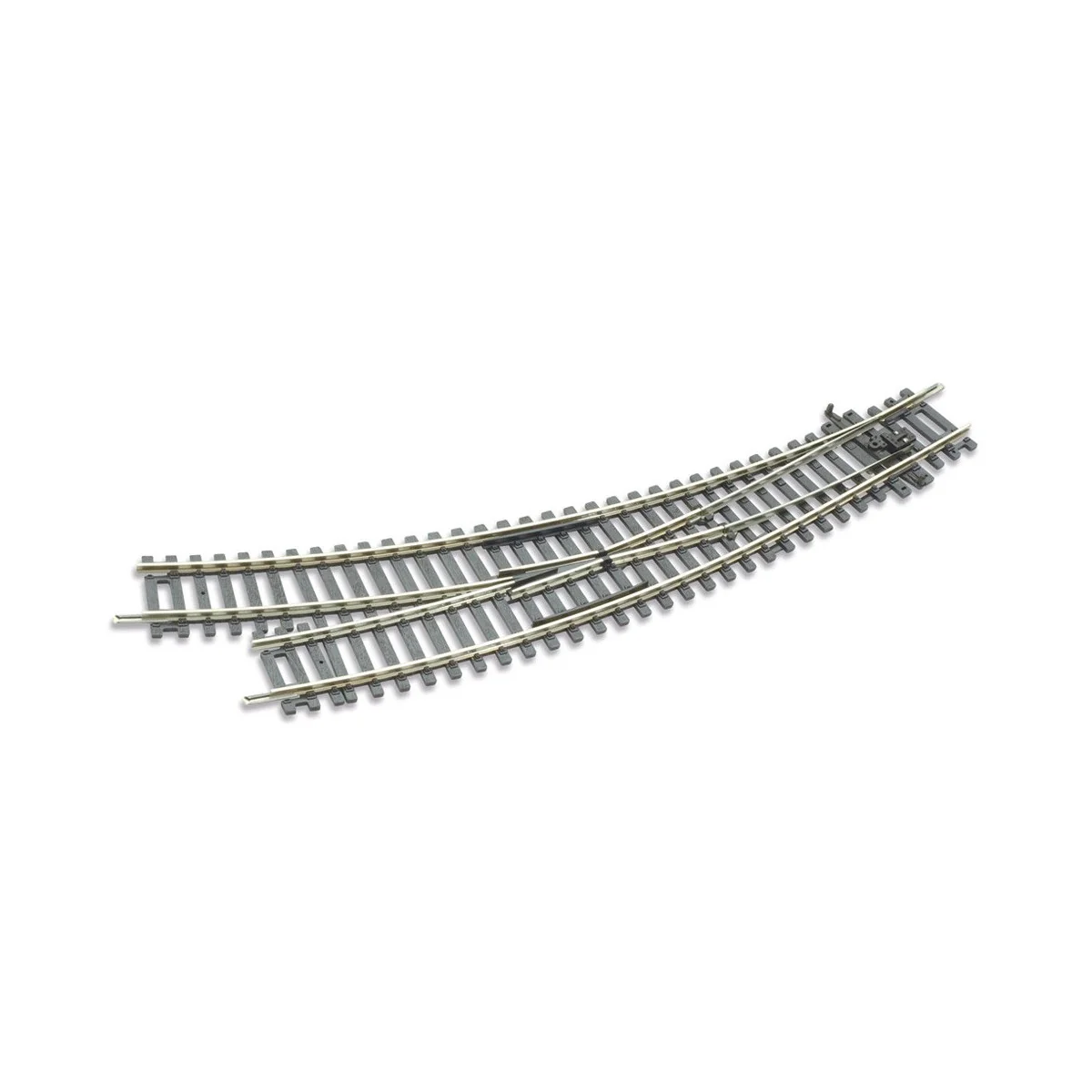 Peco ST244 Aiguillage courbe à droite 11.25° R2 438 & R3 505mm Setrack code 100 Peco Peco_ST-244 - 1
