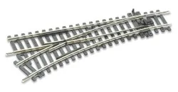 Peco ST241 Aiguillage droit à gauche 168mm 22.5° R3 438mm Setrack code 100 Peco Peco_ST-241 - 1