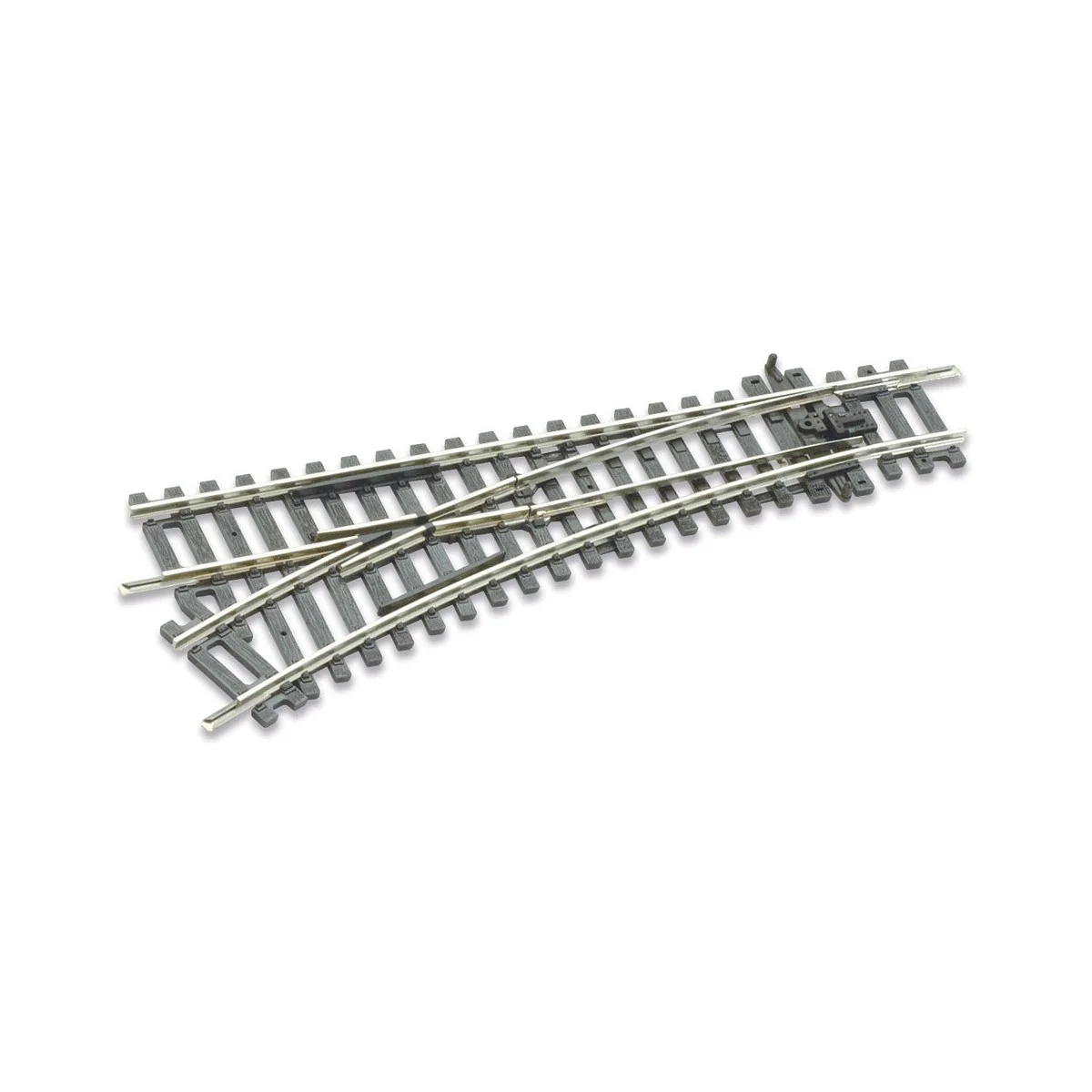 Peco ST241 Aiguillage droit à gauche 168mm 22.5° R3 438mm Setrack code 100 Peco Peco_ST-241 - 1
