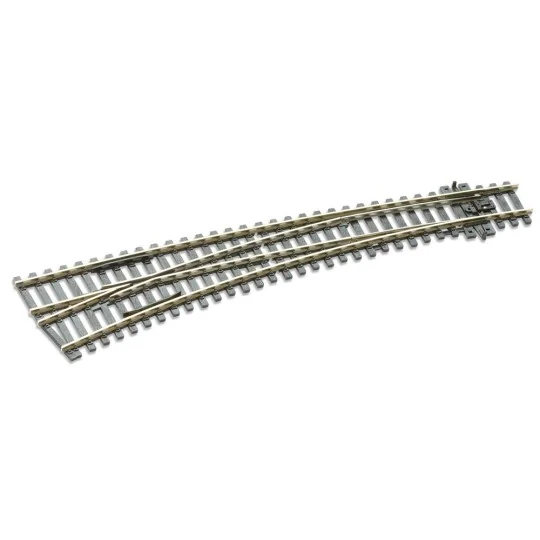 Peco_SL-E87-Peco SLE87 Aiguillage courbe à gauche electrofrog 258mm R 1524 & 762mm Streamline code 100