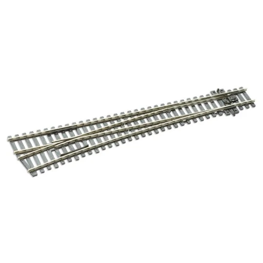 Peco_SL-E89-Peco SLE89 Right-to-Left Electrofrog Turnout 258mm R 1524mm Streamline code 100