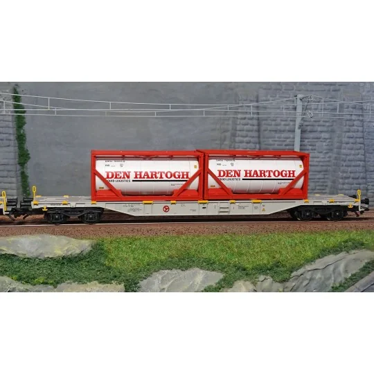 Marklin_47137-Marklin 47137 Set of 2 Sgns container wagons, AAE, loaded with 20' tank containers