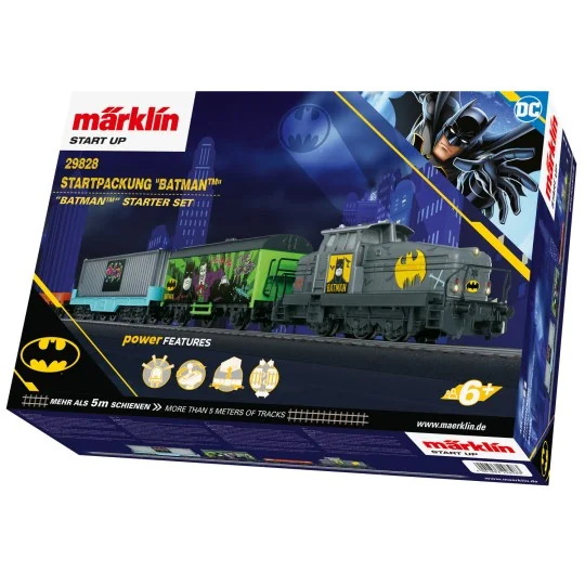 Marklin_29828-Marklin 29828 Batman Train Starter Set with Diesel Locomotive - Start up
