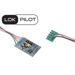 Esu 59020 Décodeur Lokpilot basique, DCC, NEM 652, 8 broches, pour locomotive Esu Esu_59020 - 1