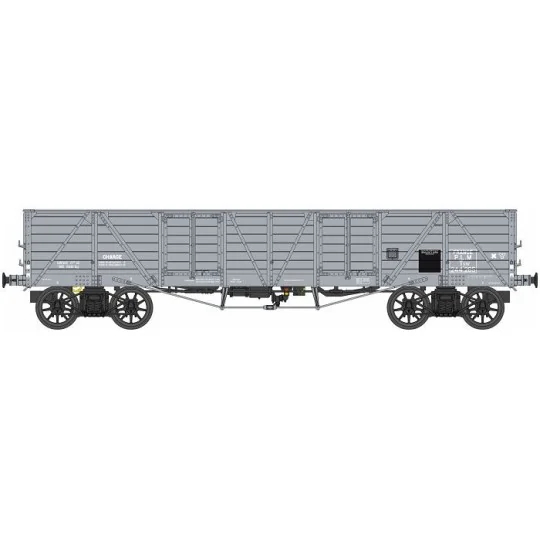 WB-782-Ree Modeles WB782 Wagon TP Dump Truck, grey, PLM, ep. II