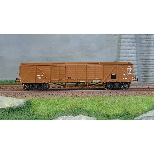 WB-783-Ree Modeles WB783 Wagon TP Tombereau, brun, PO, ep. II