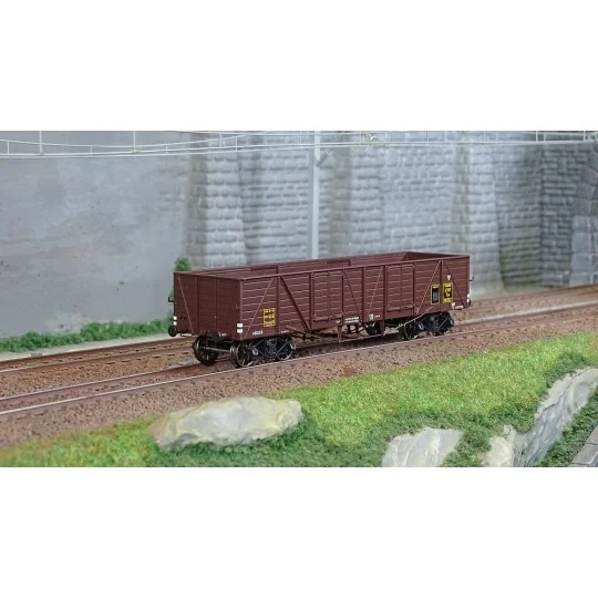 WB-785-Ree Modeles WB785 Wagon TP Dump Truck, brown, ETAT, ep. II