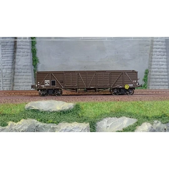WB-786-Ree Modeles WB786 Wagon TP Dump Truck, brown, SNCF, ep. IIIa