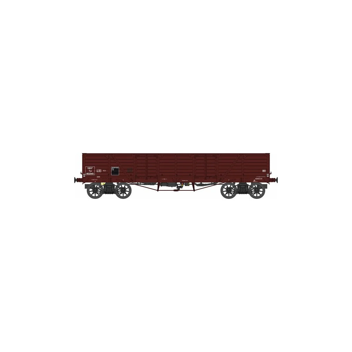 Ree Modeles WB788 Tipper Wagon, brown, SNCF, ep. IIIb - WB-788