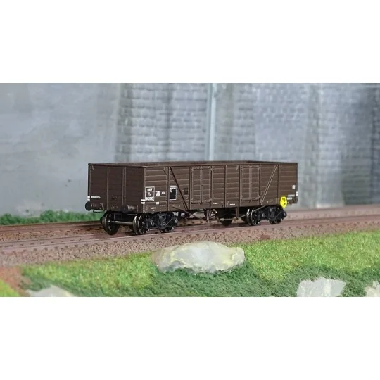 WB-788-Ree Modeles WB788 Wagon TP Tombereau, brun, SNCF, ep. IIIb