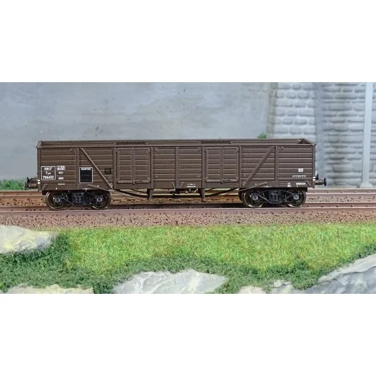 WB-789-Ree Modeles WB789 Wagon TP Dump Truck, brown, SNCF, ep. IIIb