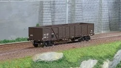 Ree Modeles WB789 Wagon TP Tombereau, brun, SNCF, ep. IIIb Ree Modeles WB-789 - 1