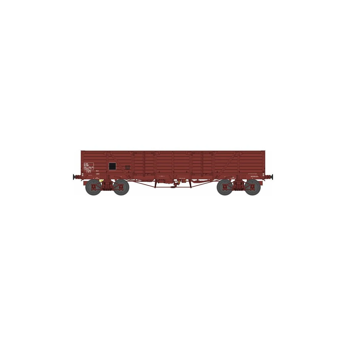 Ree Modeles WB790 Wagon TP Dump Truck, brown, SNCF, ep. IV - WB-790