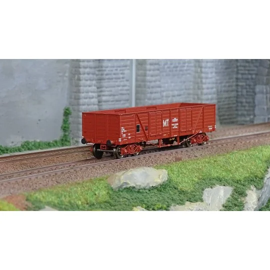 WB-791-Ree Modeles WB791 Wagon TP Tippereau MT, brown, SNCF, ep. IV