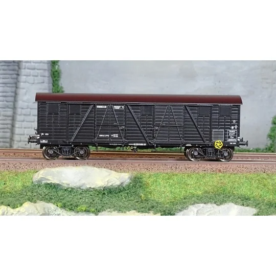 WB-774-Ree Modeles WB774 Covered Public Works Wagon, 4 doors, grey, EST, ep. II