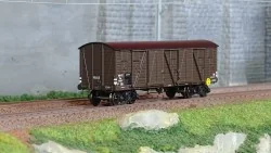 Ree Modeles WB777 Wagon TP Couvert, 4 portes, brun, SNCF, ep. IIIa Ree Modeles WB-777 - 1