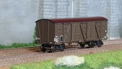 Ree Modeles WB778 Wagon TP Couvert, 4 portes, brun, SNCF, ep. IIIb Ree Modeles WB-778 - 1