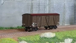 Ree Modeles WB779 Wagon TP Couvert, 4 portes, brun, SNCF, ep. IIIb Ree Modeles WB-779 - 1